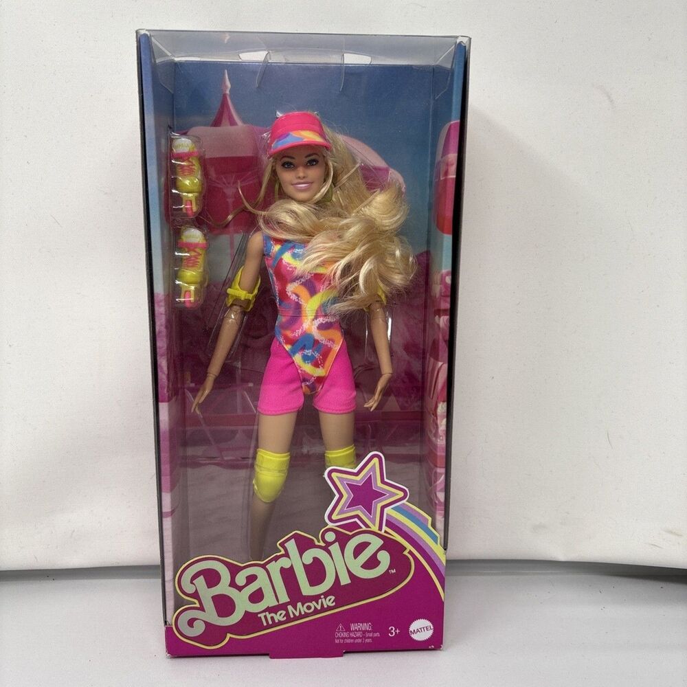 Mattel Barbie The Movie Doll Neon Inline Roller Skating Outfit NIB